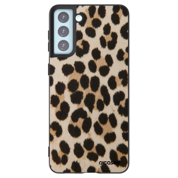Picasee silikonowe czarne etui na Samsung Galaxy S21+ 5G G996F - Brown Tiger