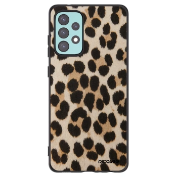 Picasee silikonowe czarne etui na Samsung Galaxy A72 A725F - Brown Tiger