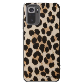 Picasee silikonowe przeźroczyste etui na Xiaomi Redmi Note 10S - Brown Tiger