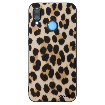 Picasee silikonowe czarne etui na Huawei P20 Lite - Brown Tiger