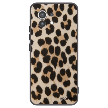 Picasee silikonowe czarne etui na Xiaomi Mi 11 - Brown Tiger