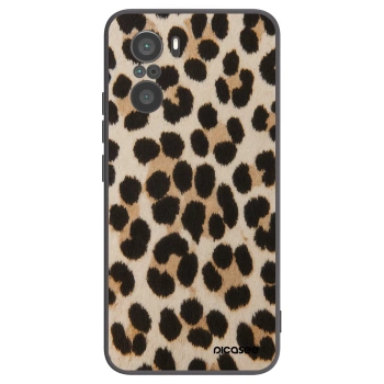 Picasee silikonowe czarne etui na Xiaomi Poco F3 - Brown Tiger