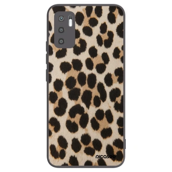 Picasee silikonowe czarne etui na Xiaomi Redmi Note 10 5G - Brown Tiger