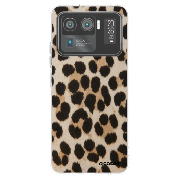Picasee silikonowe przeźroczyste etui na Xiaomi Mi 11 Ultra - Brown Tiger
