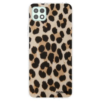 Picasee silikonowe przeźroczyste etui na Samsung Galaxy A22 A226B 5G - Brown Tiger