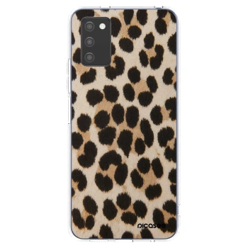 Picasee silikonowe przeźroczyste etui na Samsung Galaxy A02s A025G - Brown Tiger