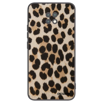 Picasee silikonowe czarne etui na Xiaomi Redmi Note 9T - Brown Tiger