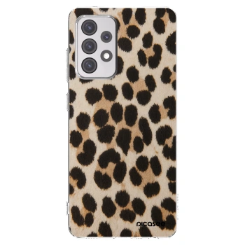 Picasee silikonowe przeźroczyste etui na Samsung Galaxy A52s 5G A528B - Brown Tiger