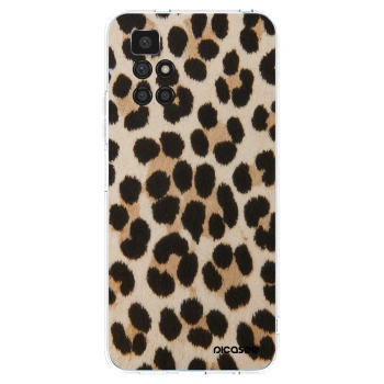 Picasee silikonowe przeźroczyste etui na Xiaomi Redmi 10 - Brown Tiger