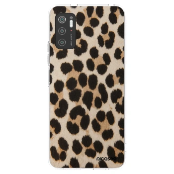 Picasee silikonowe przeźroczyste etui na Xiaomi Poco M3 Pro 5G - Brown Tiger