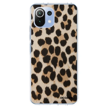 Picasee silikonowe przeźroczyste etui na Xiaomi 11 Lite 5G NE - Brown Tiger
