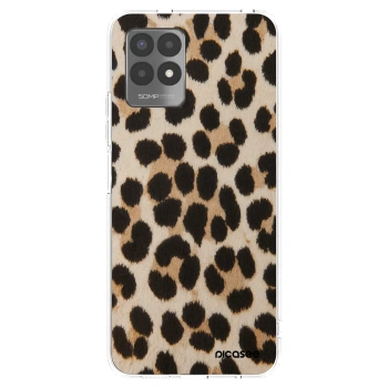Picasee silikonowe przeźroczyste etui na Realme 8i - Brown Tiger