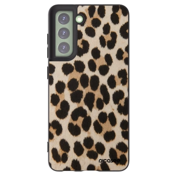 Picasee silikonowe czarne etui na Samsung Galaxy S21 FE 5G - Brown Tiger