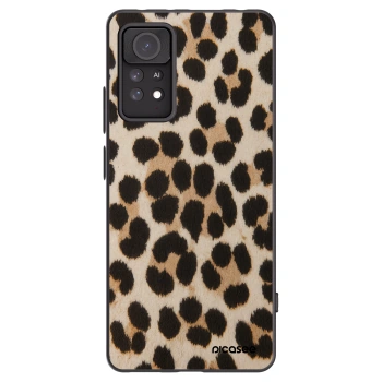 Picasee silikonowe czarne etui na Xiaomi Redmi Note 11 Pro 5G - Brown Tiger