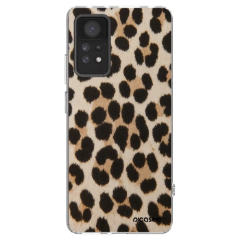 Picasee silikonowe przeźroczyste etui na Xiaomi Redmi Note 11 Pro 5G - Brown Tiger