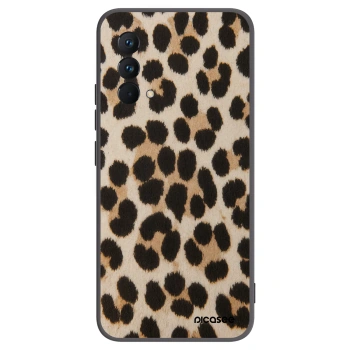 Picasee silikonowe czarne etui na Realme GT Master Edition 5G - Brown Tiger