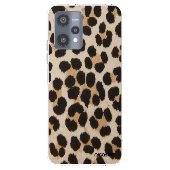 Picasee silikonowe przeźroczyste etui na Realme 9 Pro 5G - Brown Tiger