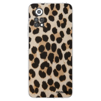 Picasee silikonowe przeźroczyste etui na Xiaomi Poco X4 Pro 5G - Brown Tiger