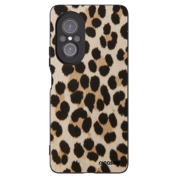 Picasee silikonowe czarne etui na Huawei Nova 9 SE - Brown Tiger