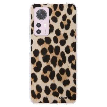 Picasee silikonowe przeźroczyste etui na Xiaomi 12 - Brown Tiger