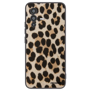 Picasee silikonowe czarne etui na Vivo V23 5G - Brown Tiger