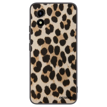Picasee silikonowe czarne etui na Vivo Y01 - Brown Tiger