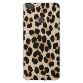Picasee silikonowe przeźroczyste etui na Huawei P Smart - Brown Tiger