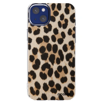 Picasee silikonowe przeźroczyste etui na Apple iPhone 14 Plus - Brown Tiger