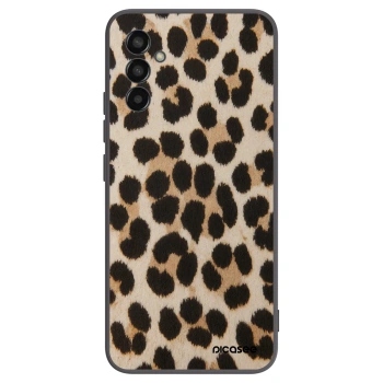 Picasee silikonowe czarne etui na Samsung Galaxy M13 M135F - Brown Tiger