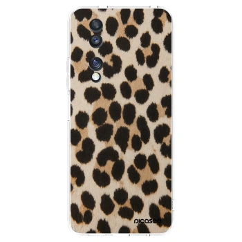 Picasee silikonowe przeźroczyste etui na Honor 70 - Brown Tiger