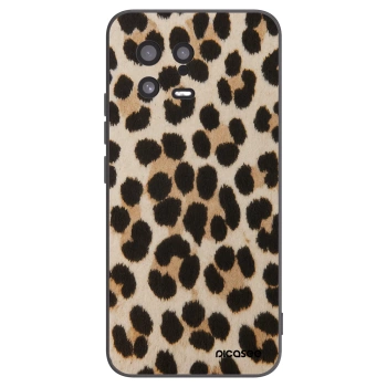 Picasee silikonowe czarne etui na Xiaomi 13 - Brown Tiger