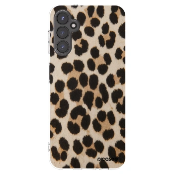 Picasee silikonowe przeźroczyste etui na Samsung Galaxy A14 4G A145R - Brown Tiger