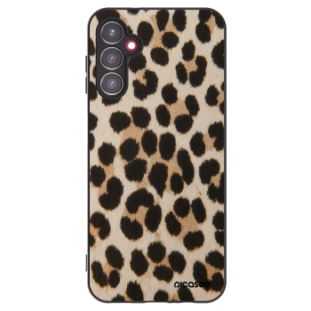 Picasee silikonowe czarne etui na Samsung Galaxy A14 5G A146P - Brown Tiger