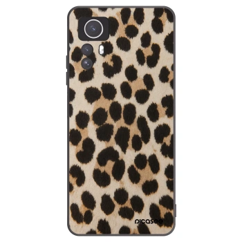 Picasee silikonowe czarne etui na Xiaomi Redmi Note 12S - Brown Tiger