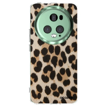 Picasee silikonowe przeźroczyste etui na Honor Magic5 Pro - Brown Tiger