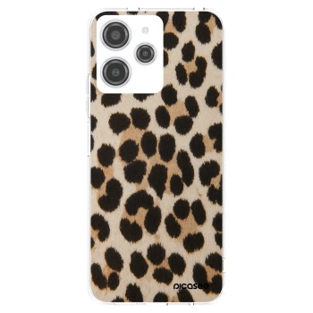 Picasee silikonowe przeźroczyste etui na Xiaomi Redmi 12 4G - Brown Tiger