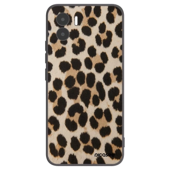 Picasee silikonowe czarne etui na Xiaomi Redmi A2 - Brown Tiger