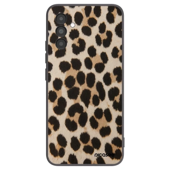 Picasee silikonowe czarne etui na Samsung Galaxy A04s A047F - Brown Tiger