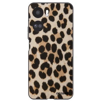 Picasee silikonowe czarne etui na Honor 90 Lite 5G - Brown Tiger