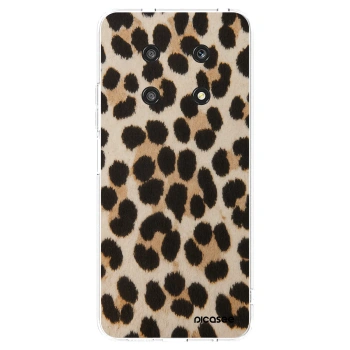 Picasee silikonowe przeźroczyste etui na Honor Magic4 Lite 5G - Brown Tiger