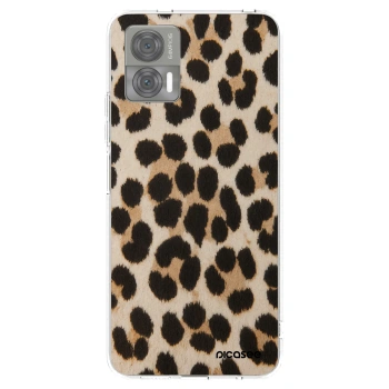 Picasee silikonowe przeźroczyste etui na Motorola Edge 30 Neo - Brown Tiger