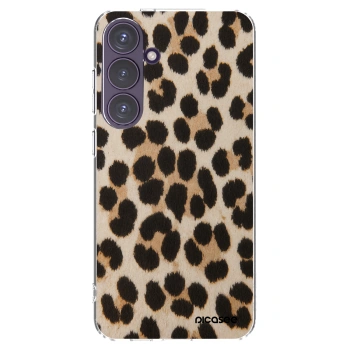 Picasee silikonowe przeźroczyste etui na Samsung Galaxy S24+ S926B 5G - Brown Tiger