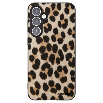 Picasee silikonowe czarne etui na Samsung Galaxy S23 FE S711B - Brown Tiger