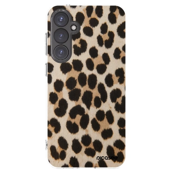 Picasee silikonowe przeźroczyste etui na Samsung Galaxy S23 FE S711B - Brown Tiger