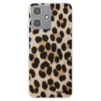 Picasee silikonowe przeźroczyste etui na Xiaomi Redmi 12 5G - Brown Tiger