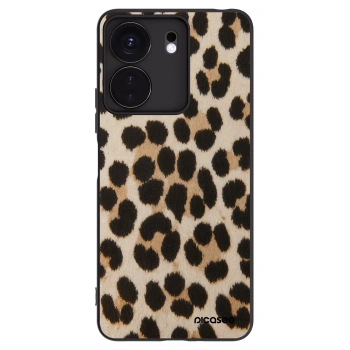 Picasee silikonowe czarne etui na Xiaomi Redmi 13C 4G - Brown Tiger