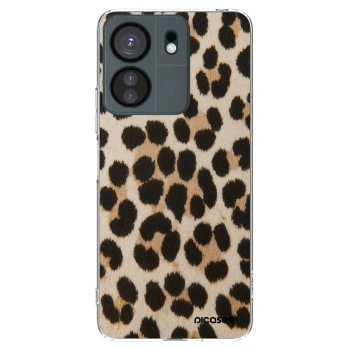 Picasee silikonowe przeźroczyste etui na Xiaomi Redmi 13C 4G - Brown Tiger