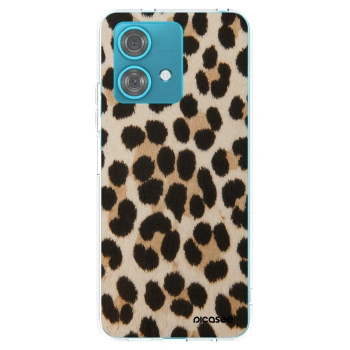 Picasee silikonowe przeźroczyste etui na Motorola Edge 40 Neo - Brown Tiger