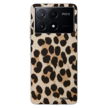 Picasee silikonowe przeźroczyste etui na Xiaomi Poco X6 Pro - Brown Tiger