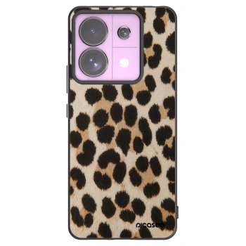 Picasee silikonowe czarne etui na Xiaomi Redmi Note 13 Pro 5G - Brown Tiger